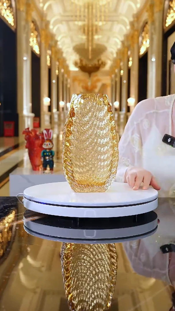 摆件AJ1010680金色花器