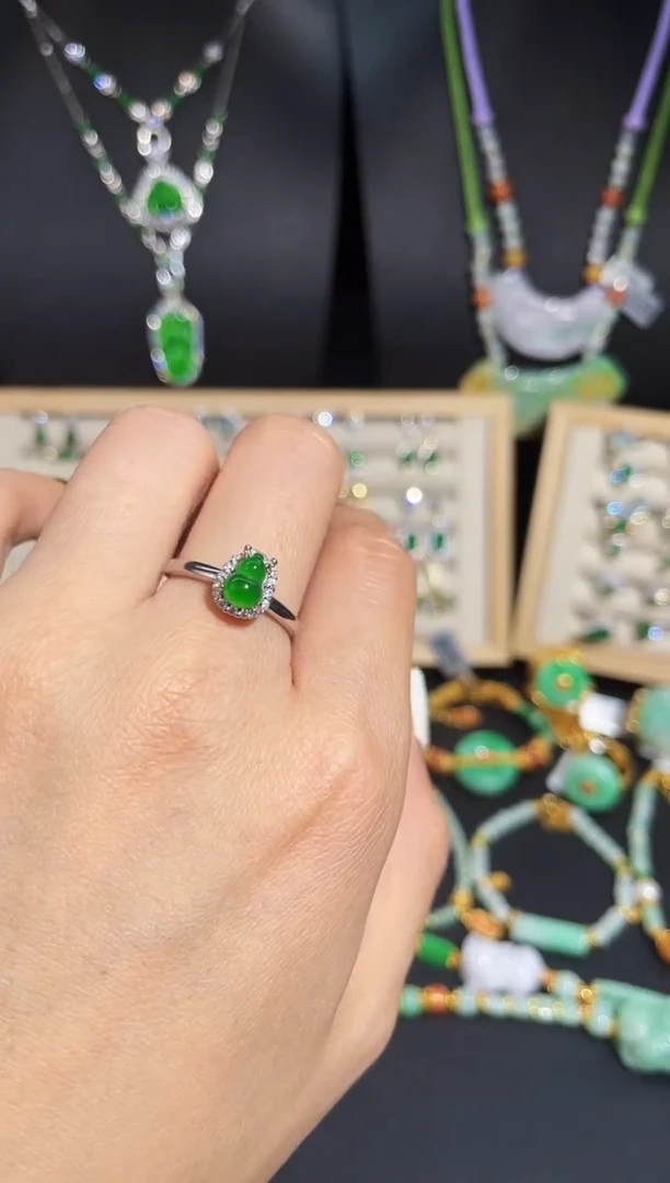 【闪购商品】翡翠颈饰银S925镶嵌蛋面/支持复检/一件