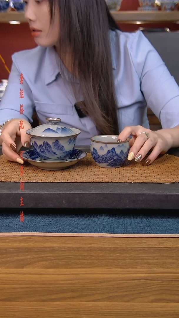 简装家用款2件套 老陶泥开片纹陶瓷茶具