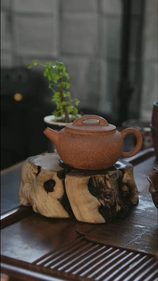 紫砂全手工汉瓦壶