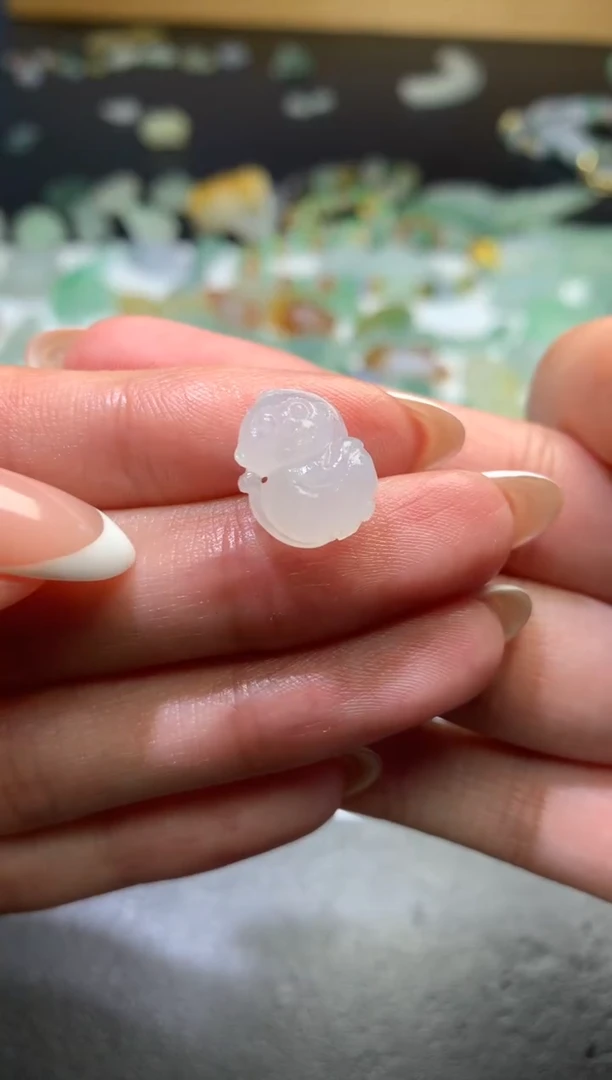 未镶嵌定制翡翠毛货 13.8-10.7-6.3