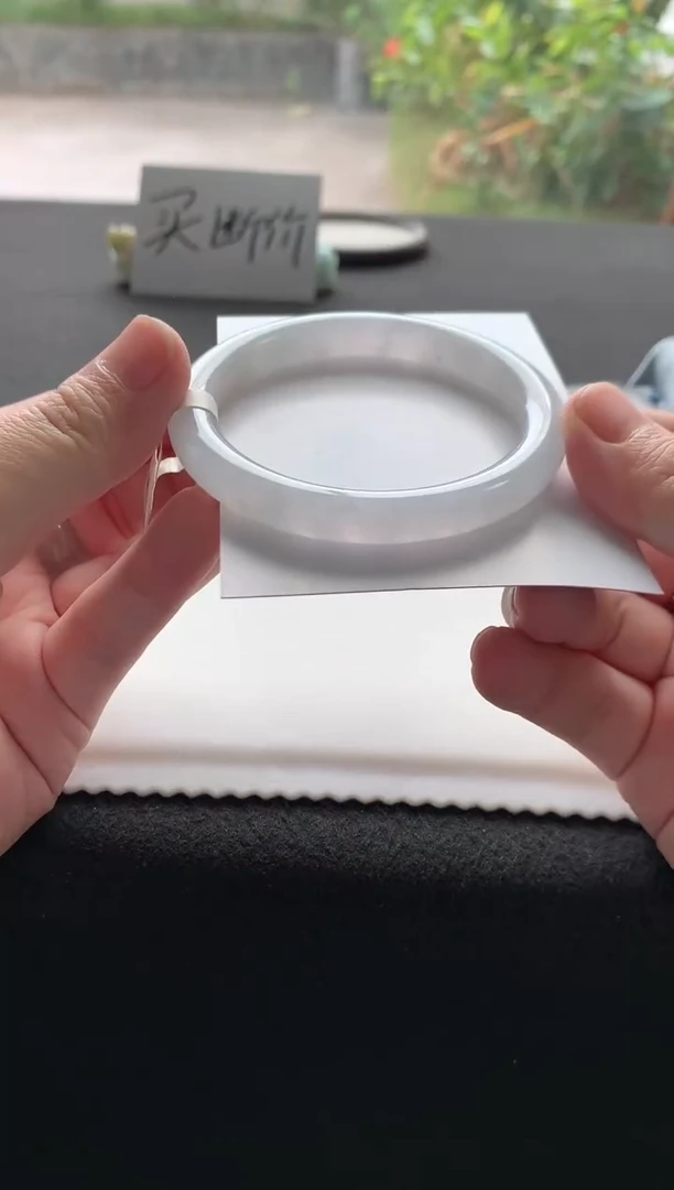 未镶嵌手镯翡翠55.4圆条买断A7311