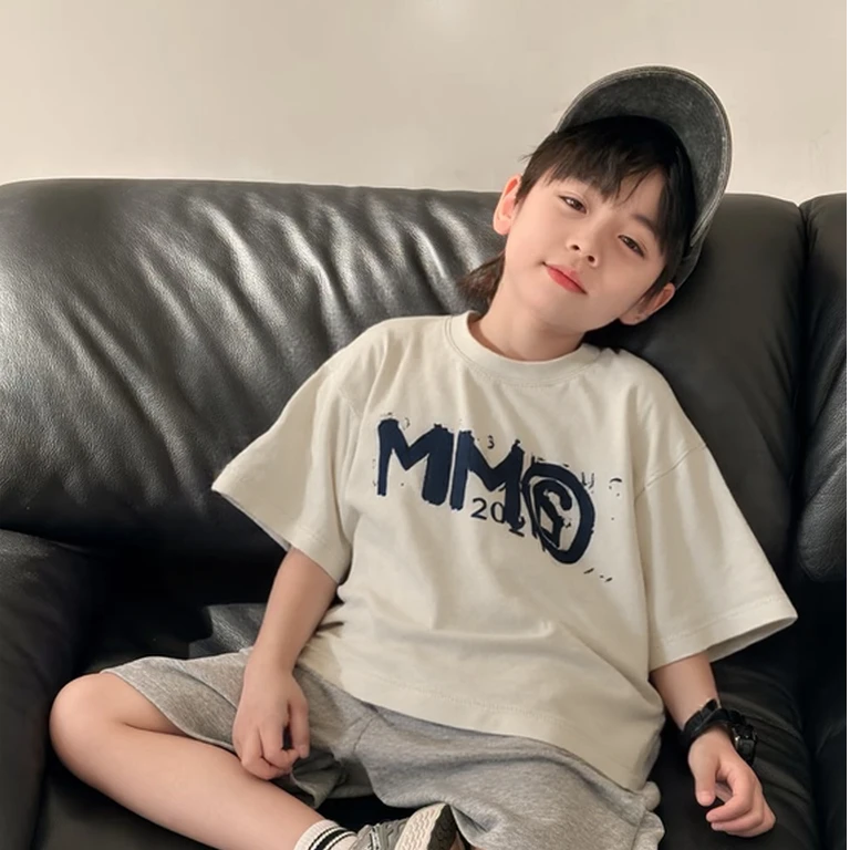 22171高端专享厚里夏款印花短袖白色