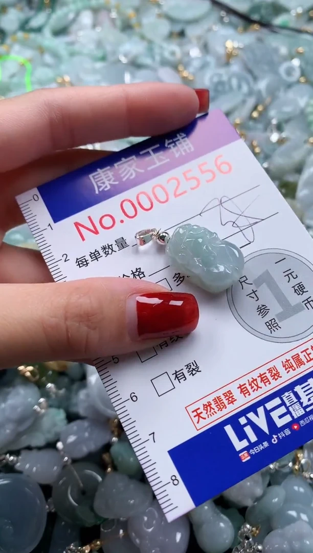 翡翠未镶嵌吊坠(不含链)2556