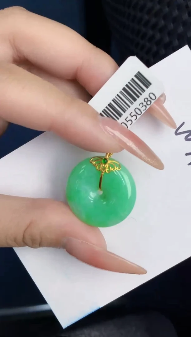 【闪购商品】翡翠颈饰18K金镶嵌000000000