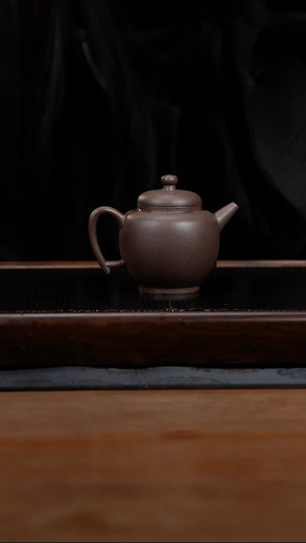 茶壶紫砂180cc黄龙山原矿紫泥明式宫灯14