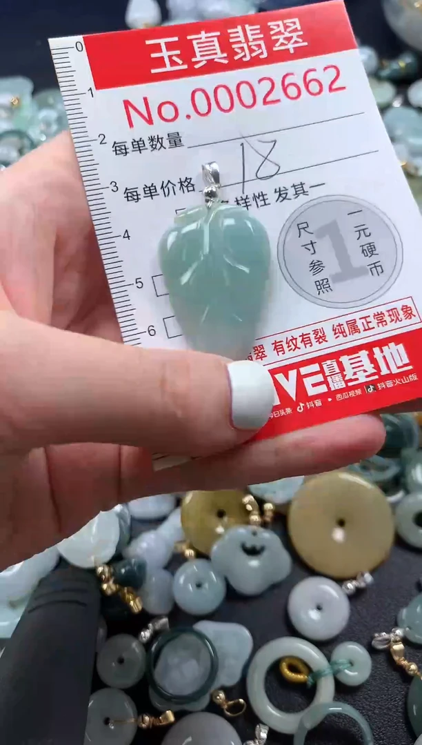 翡翠未镶嵌吊坠(不含链)2662