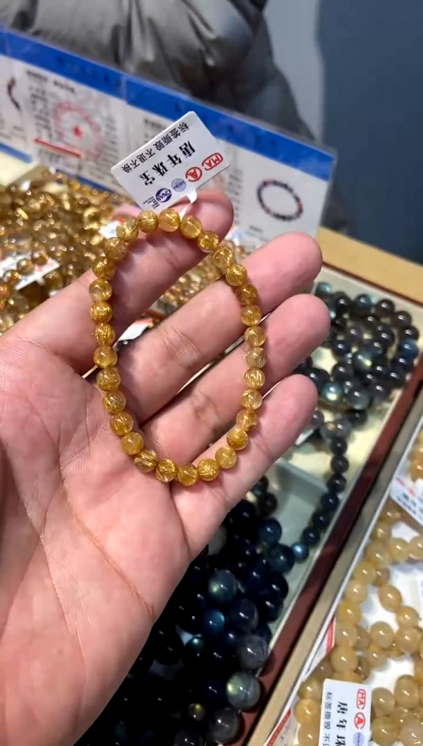 【闪购商品】水晶704-未镶嵌金发6mm+