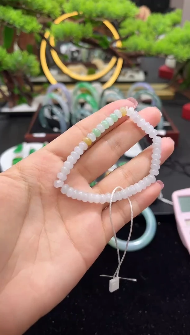 未镶嵌手串翡翠珠串