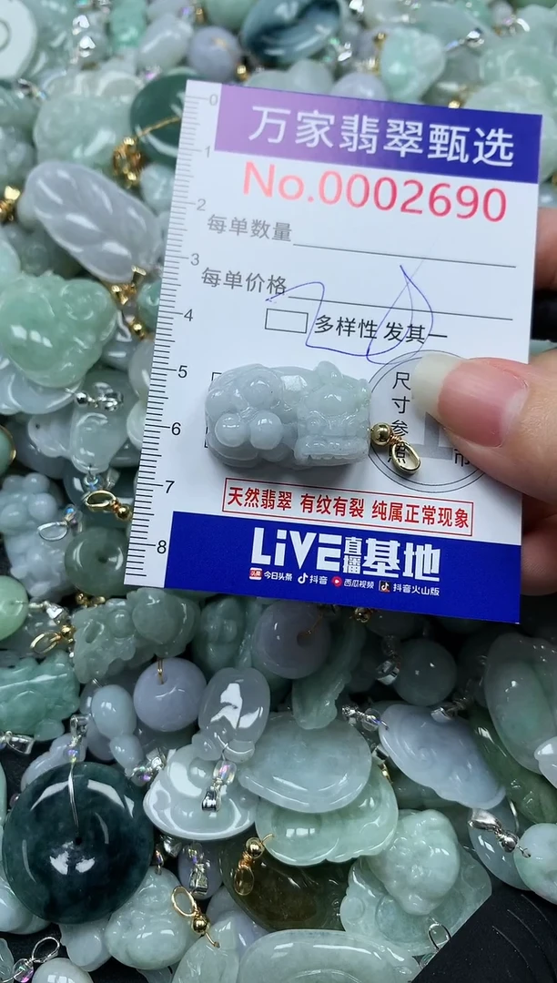 吊坠(不含链)未镶嵌翡翠2690