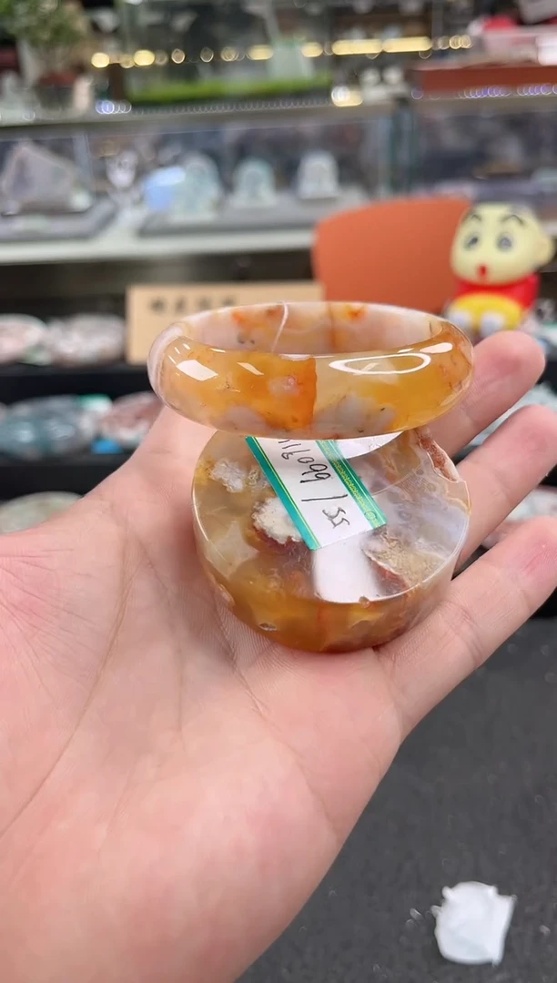 未镶嵌手镯石英质玉54圈口（赠品镯心）6609149