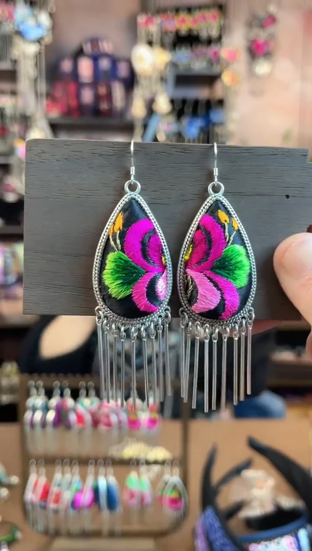 织绣 民族风手工非遗老绣饰品504