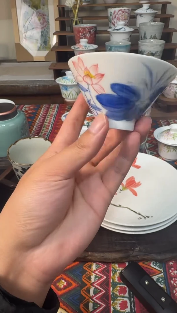 瓷片陶瓷景德镇陶瓷全场浮力微瑕