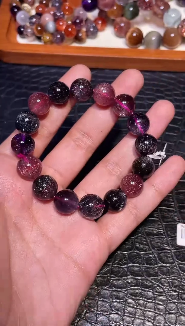 未镶嵌手链水晶超七单圈A13（多样性发其一）