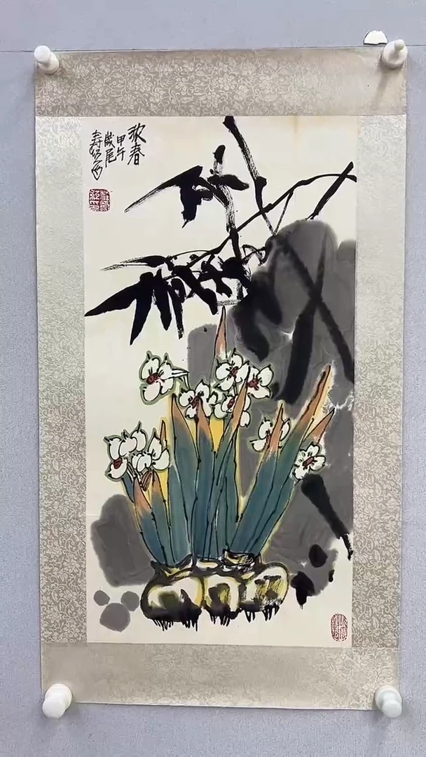 国画庄寿红-2平尺-花鸟国画