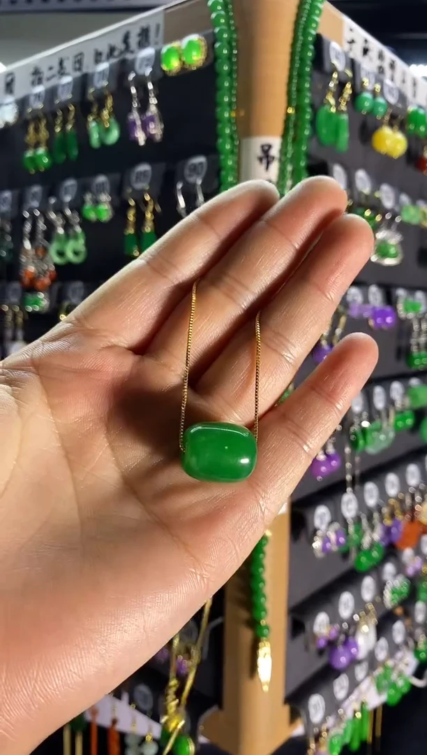 【闪购商品】翡翠耳饰银S925镶嵌049....