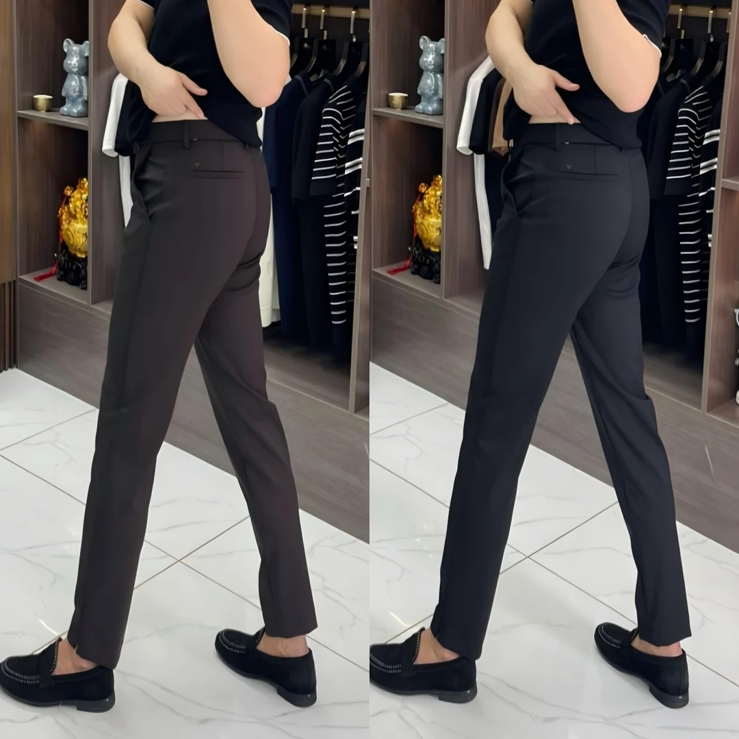 6649-1加绒加厚九分裤男士修身休闲裤裤子休闲时尚百搭韩版男款