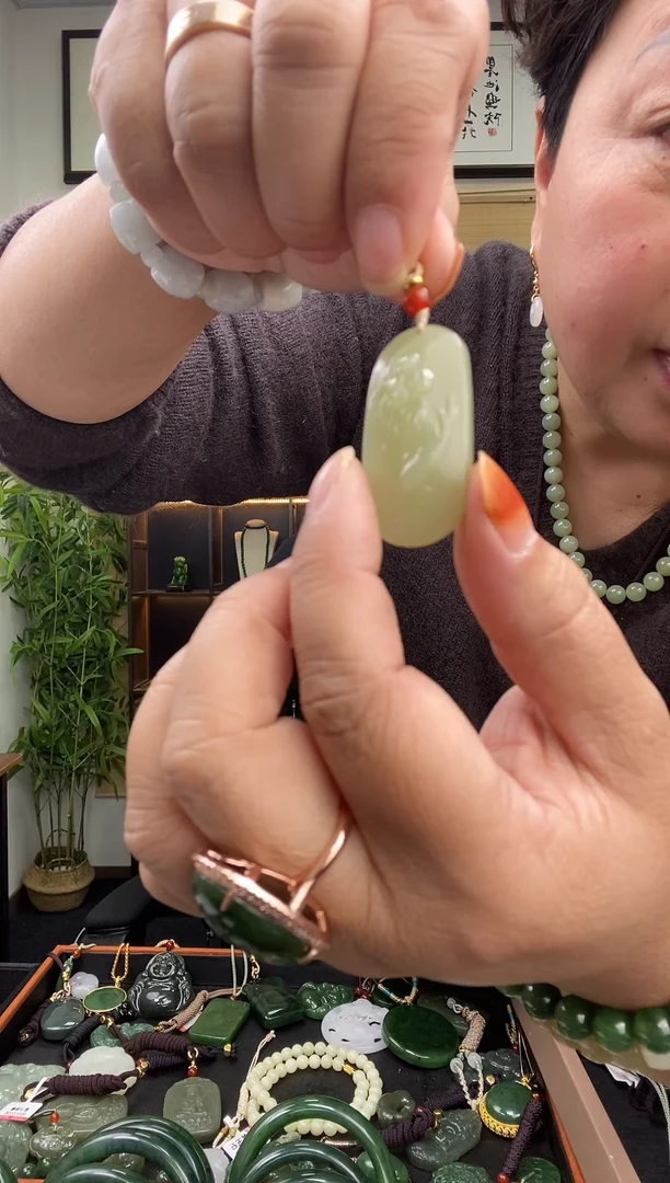 颈饰未镶嵌和田玉多样性发一  26