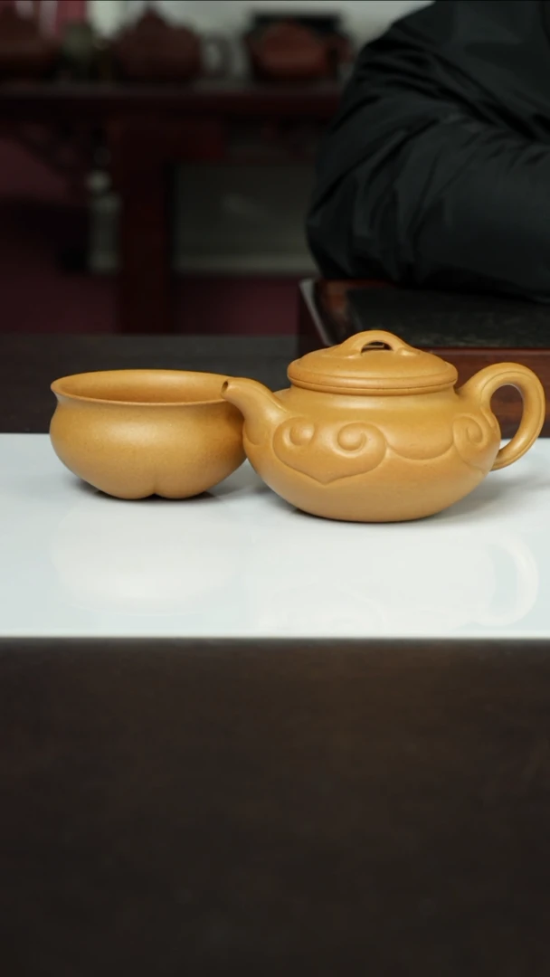 【闪购商品】紫砂茶壶仿古如意套组预售