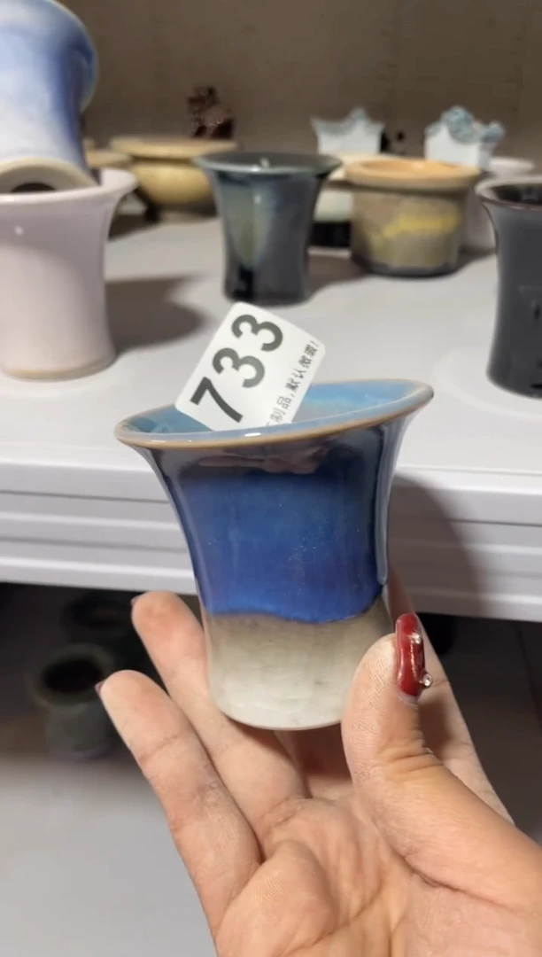 【闪购商品】摆件733手工花盆 默认微瑕