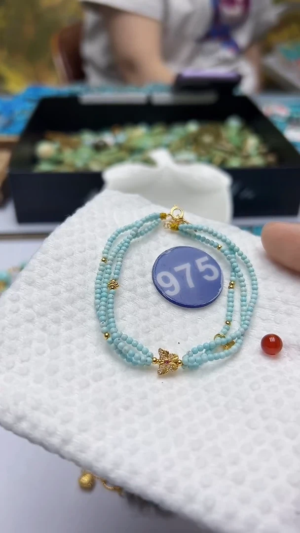 玛瑙/玉髓手串未镶嵌975