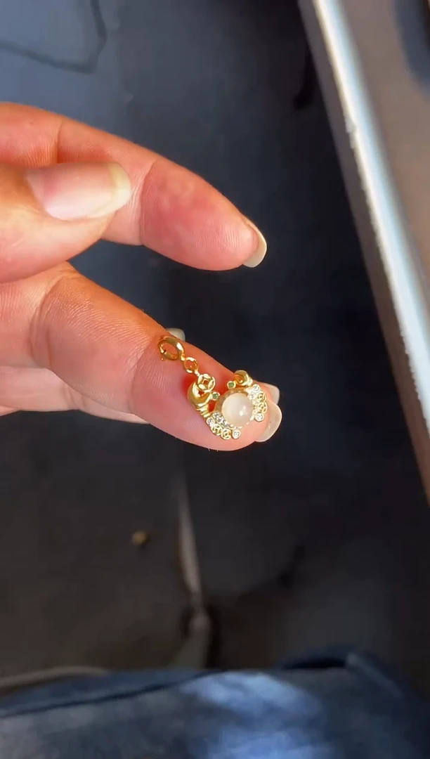 吊坠(不含链)银S925镶嵌翡翠1