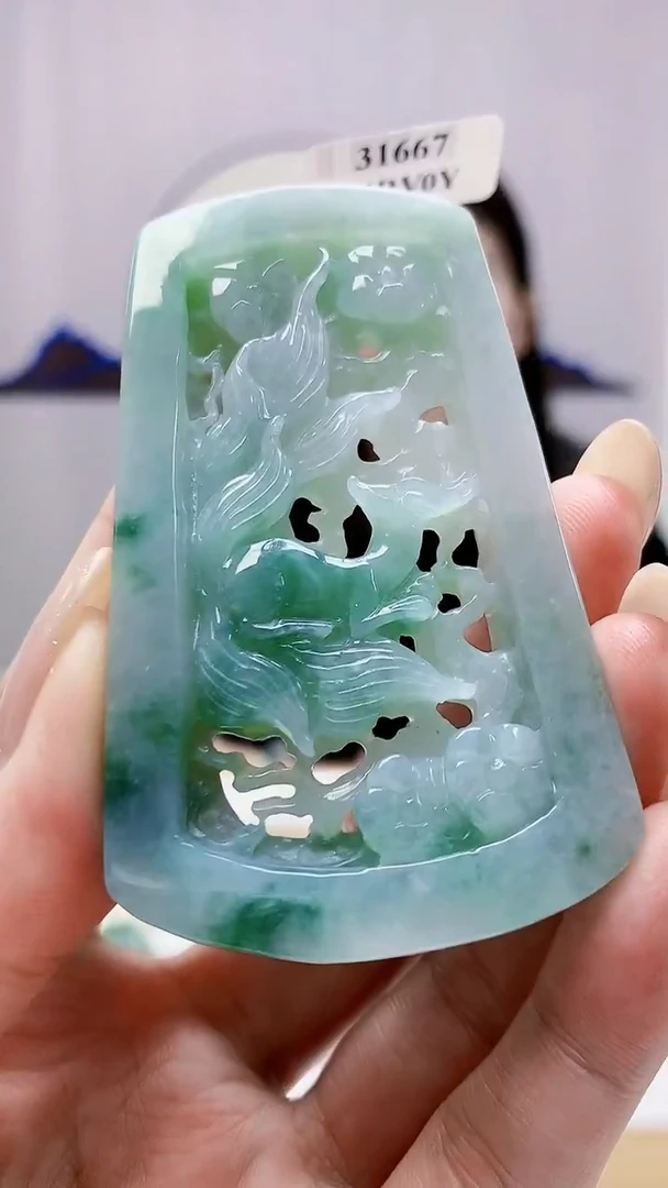 未镶嵌定制翡翠4812MM-毛货挂件6