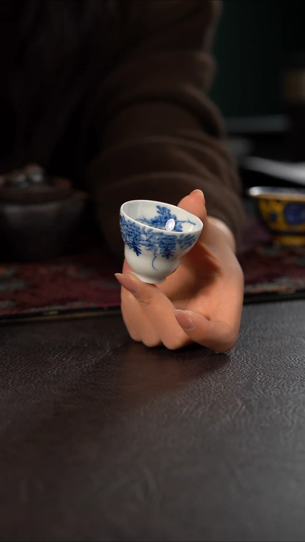 厚力煊紫藤花小葫芦杯 随机