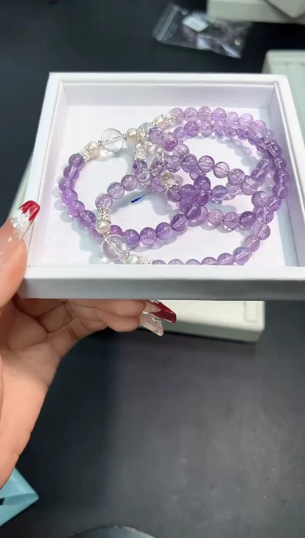 【闪购商品】水晶手串未镶嵌84D多样性发其一/1条默认微瑕