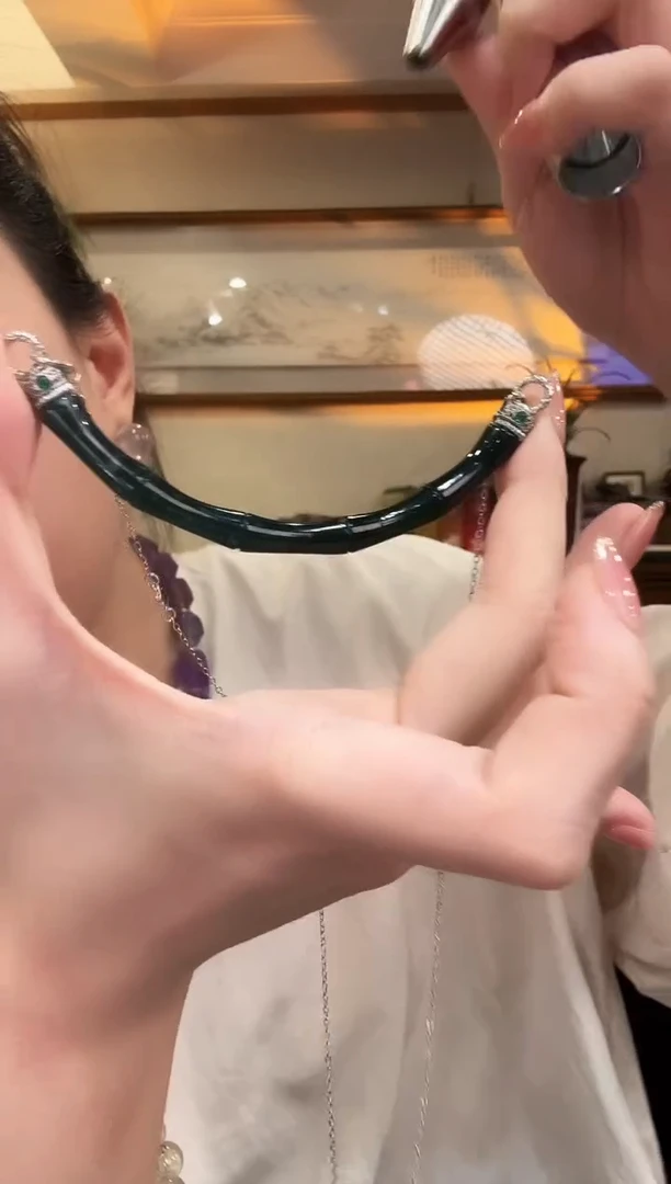 颈饰未镶嵌翡翠国风2