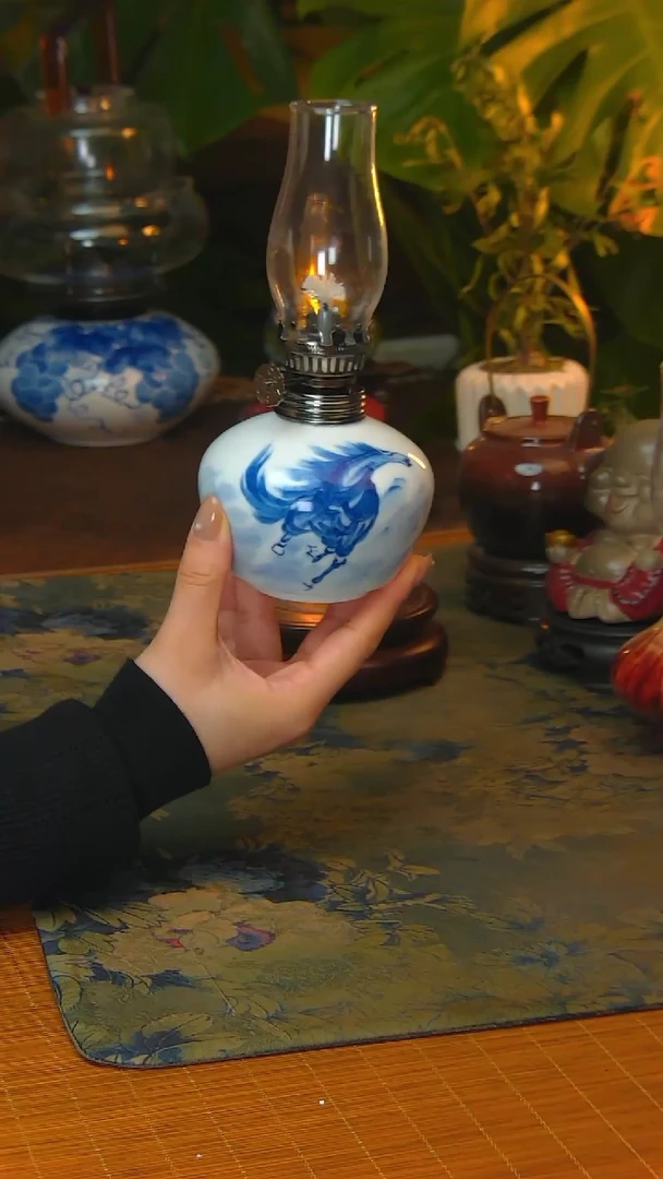 【闪购商品】景德镇陶瓷手工灯摆件