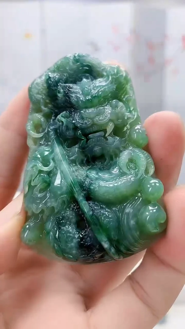 定制翡翠未镶嵌4917bb-毛货挂件76