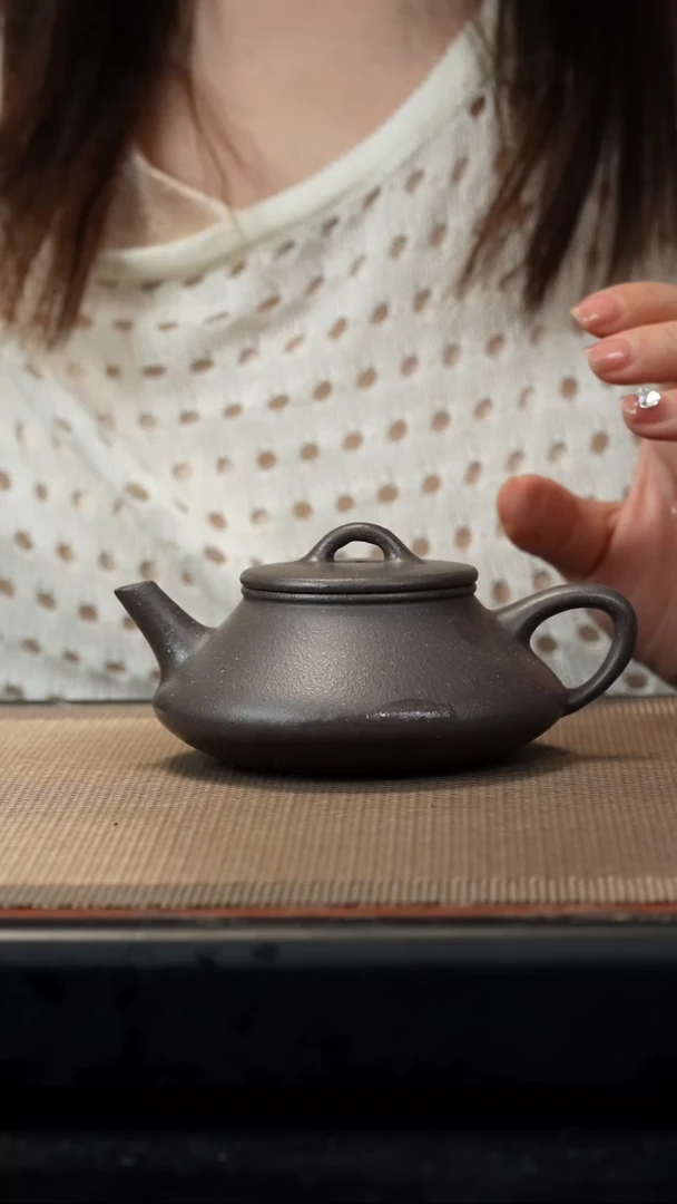 茶壶紫砂天青平盖石瓢180cc