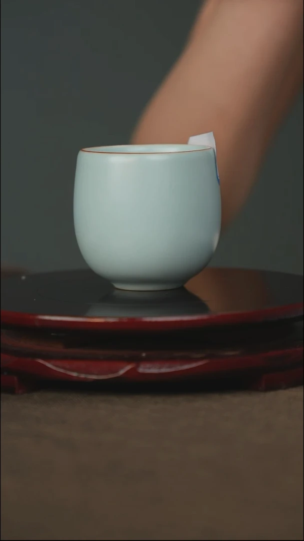 微微瑕 禅定龙蛋杯 无底款 4