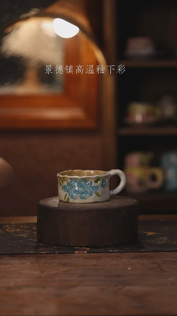 陶瓷景德镇高温釉下手绘陶瓷277