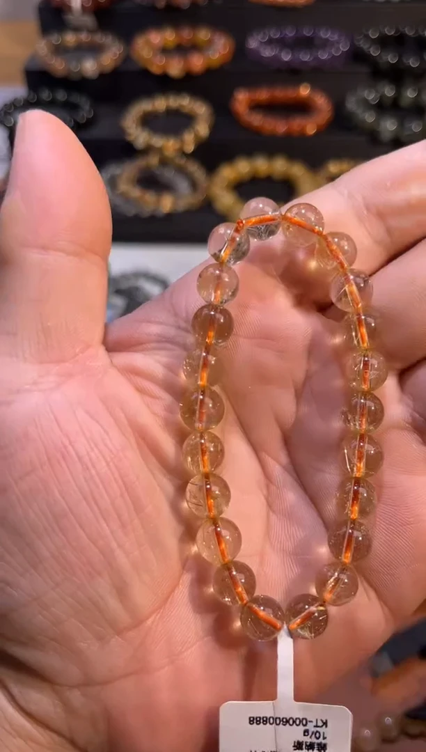 未镶嵌手串水晶SJ-918金发晶