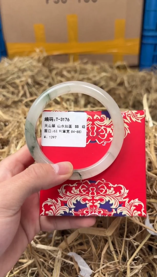 未镶嵌手镯石英质玉T-3176