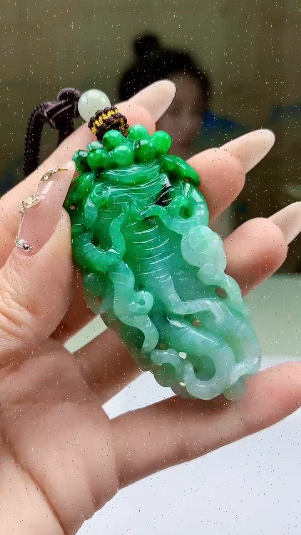 【闪购商品】定制翡翠未镶嵌4902ty-毛货挂件211