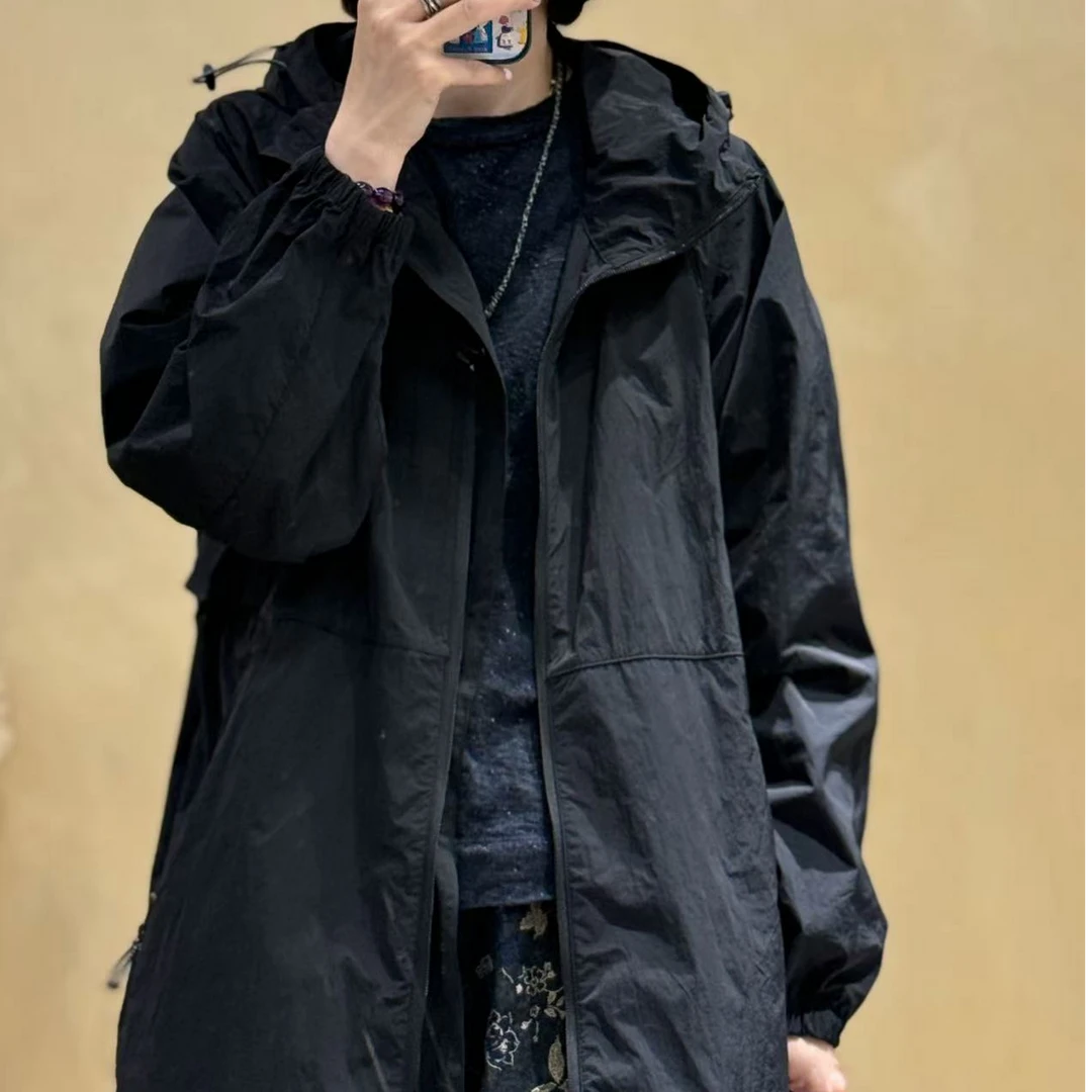2025夏季新款风衣256318极简风中长男女同款时尚户外百搭