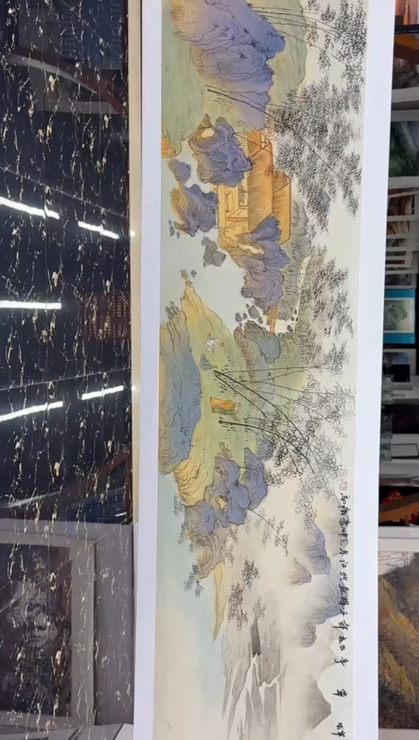 国画国画绘画山水花鸟