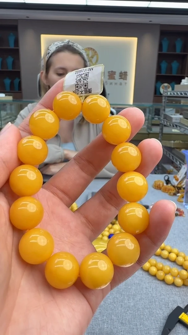 手链琥珀未镶嵌412秒拍号 假一罚三