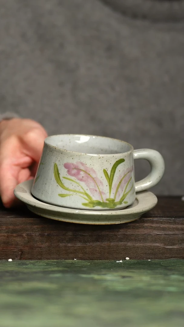 【闪购商品】杯青诗手工手绘瓷器