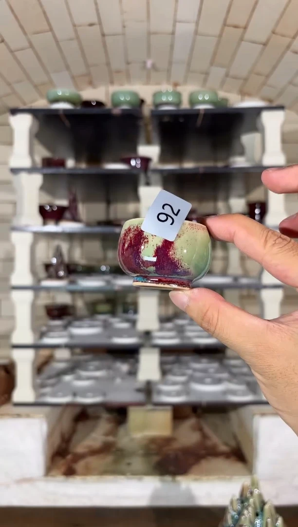 摆件精品窑变钧瓷茶器