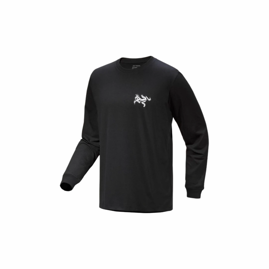 全新未使用 ARC'TERYX/始祖鸟  Kragg SL印花透气长袖 T恤 男款