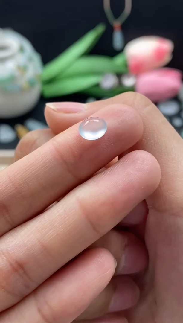 【闪购商品】翡翠颈饰未镶嵌翡翠高冰蛋面