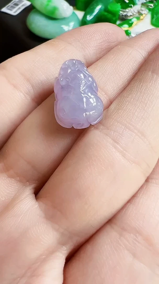 颈饰未镶嵌翡翠砚*貔貅