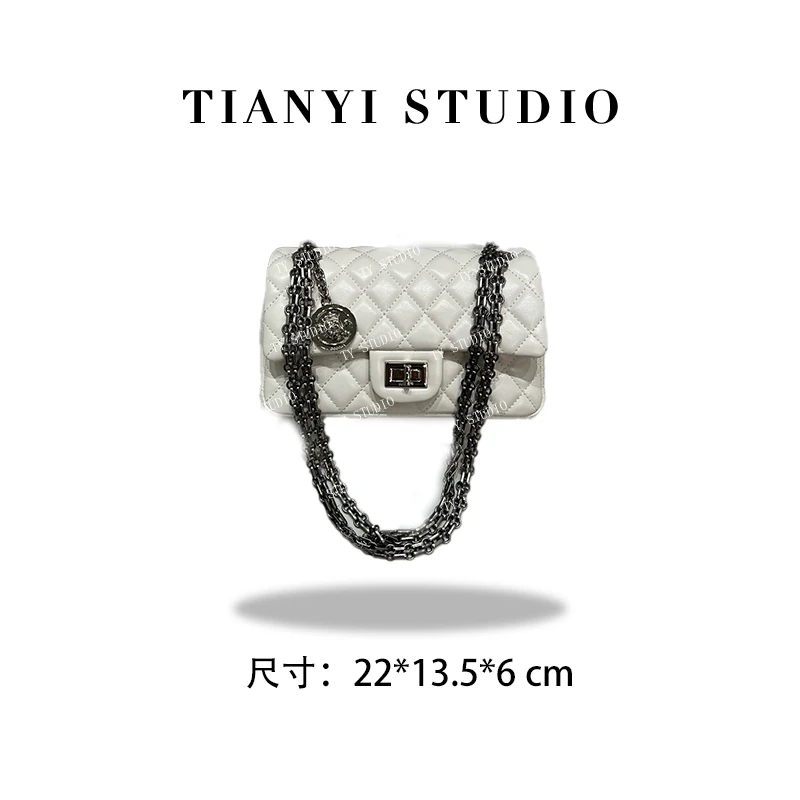 【TY】ZT-D7187-奶白 轻奢高级韩版单肩潮流时尚简约女包