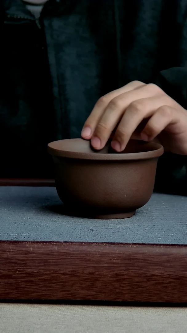 紫砂花盆10.5*6内径紫砂花盆