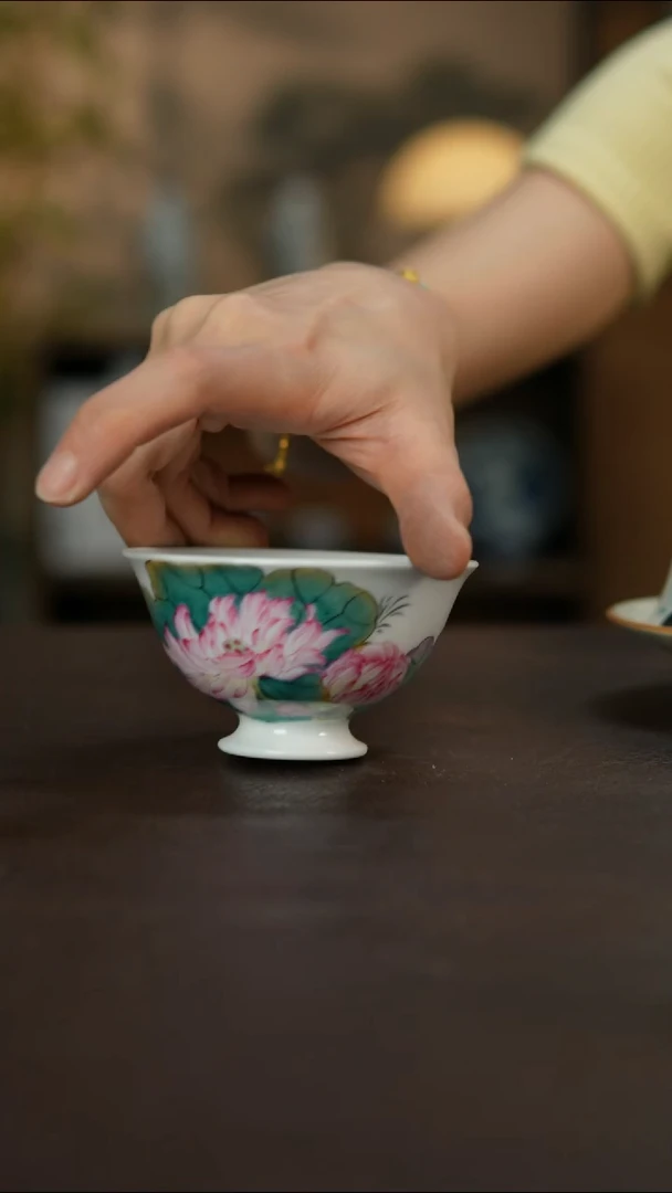 杯景德镇陶瓷杯碗柴烧多人
