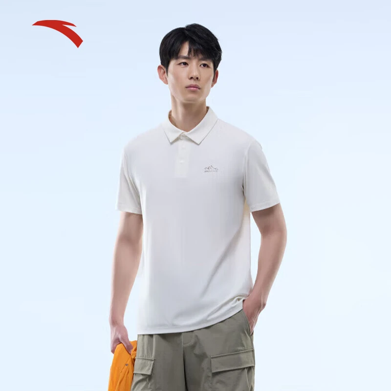 安踏冰丝T丨短袖polo衫男夏季新款户外翻领t恤运动